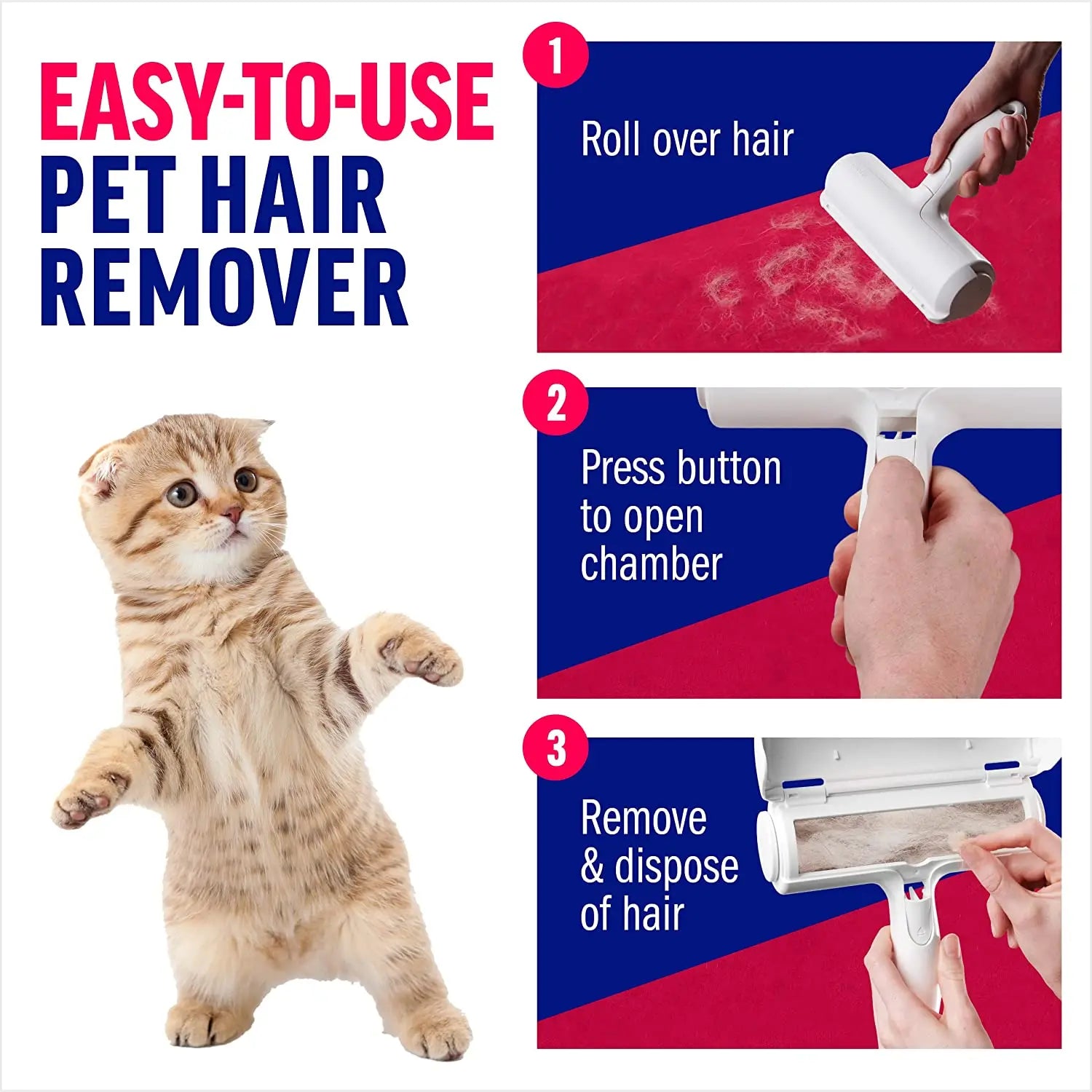 Ultimate Self-Cleaning Pet Hair Roller