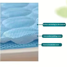 Summer Pet Ice Pad Cool Sleeping Mat Breathable Ice Silk Washable Pet Bed Durable Dog Cat Cushion Pet Supplies for Home Outdoor