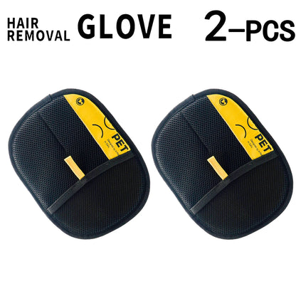 Dual-Action Electrostatic Pet Grooming Glove