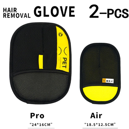 Dual-Action Electrostatic Pet Grooming Glove